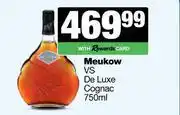 Spar Tops Meukow VS De Luxe Cognac-750ml offer