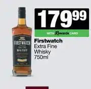 Spar Tops Firstwatch Extra Fine Whisky-750ml offer