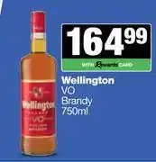 Spar Tops Wellington VO Brandy-750ml offer