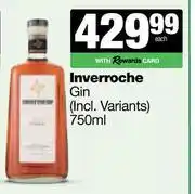 Spar Tops Inverroche Gin-750ml offer