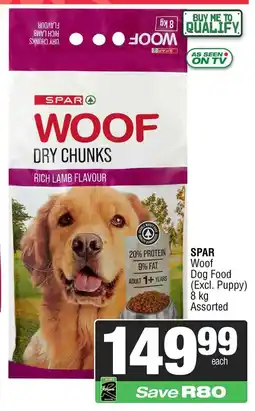 Spar SPAR Woof Dog Food Assorted offer