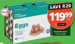 Checkers Housebrand Large Eggs offer