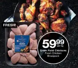 Checkers Grain Field Chickens Fresh Chicken Braaipack offer