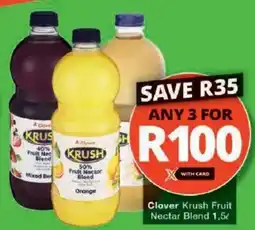 Checkers Clover Krush Fruit Nectar Blend offer