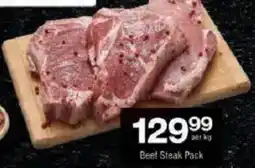 Checkers Beef Steak Pack offer