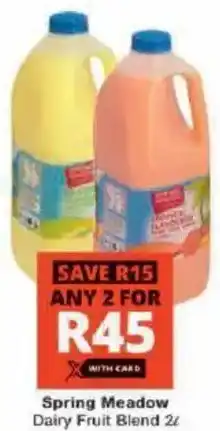 Checkers Spring Meadow Dairy Fruit Blend offer