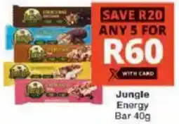 Checkers Jungle Energy Bar offer