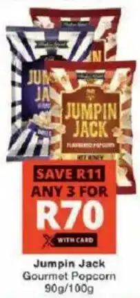 Checkers Jumpin Jack Gourmet Popcorn offer