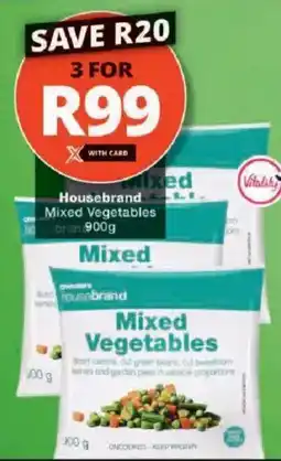 Checkers Housebrand Mixed Vegetables offer