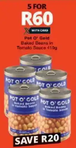 Checkers Pot O' Gold Baked Beans in Tomato Sauce offer