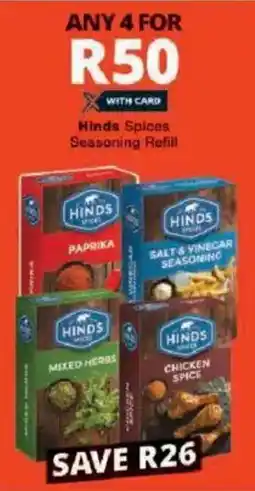Checkers Hinds Spices Seasoning Refill offer