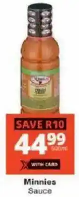 Checkers Minnies Sauce offer