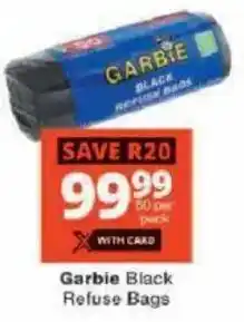 Checkers Garbie Black Refuse Bags offer