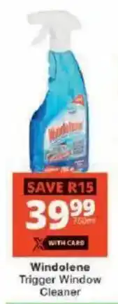 Checkers Windolene Trigger Window Cleaner offer