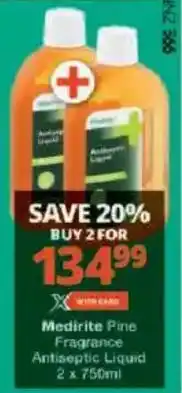 Checkers Medirite Pine Fragrance Antiseptic Liquid offer
