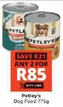 Checkers Petley's Dog Food offer