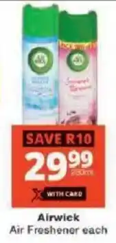Checkers Airwick Air Freshener offer