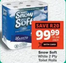 MediRite Snow Soft White 2 Ply Toilet Rolls offer
