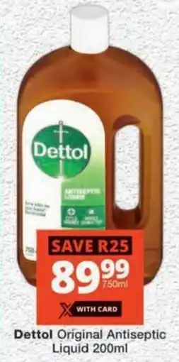 MediRite Dettol Original Antiseptic Liquid offer