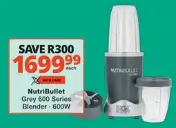 MediRite NutriBullet Grey 600 Series Blender offer