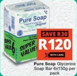 MediRite Pure Soap Glycerine Soap Bar offer