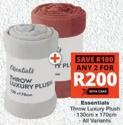 MediRite Essentials Throw Luxury Plush offer