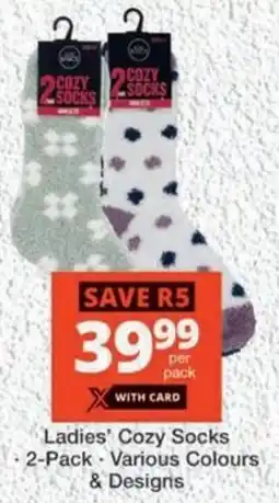 MediRite Ladies Cozy Socks offer