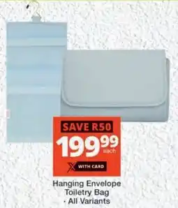 MediRite Hanging Envelope Toiletry Bag offer