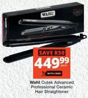 MediRite Wahl Cutek Advanced Professional Ceramic Hair Straightener offer
