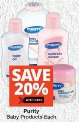 MediRite Purity Baby Products offer