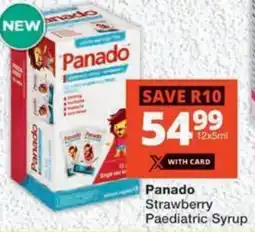 MediRite Panado Strawberry Paediatric Syrup offer