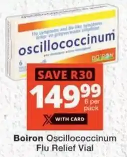 MediRite Boiron Oscillococcinum Flu Relief Vial offer