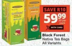 MediRite Black Forest Nativa Tea Bags All Variants offer