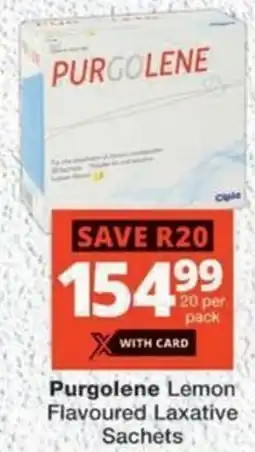MediRite Purgolene Lemon Flavoured Laxative Sachets offer