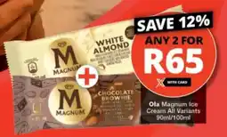 Checkers Ola Magnum Ice Cream All Variants offer