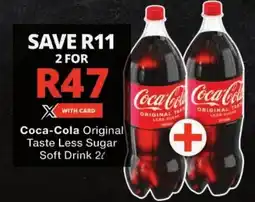 Checkers Coca-Cola Original Taste Less Sugar Soft Drink offer