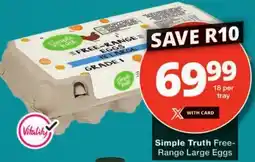 Checkers Simple Truth Free-Range Large Eggs offer