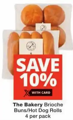 Checkers The Bakery Brioche Buns/ Hot Dog Rolls offer