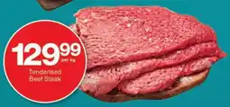 Checkers Tenderised Beef Steak offer