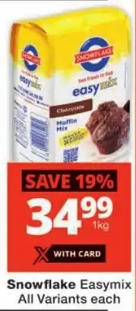 Checkers Snowflake Easymix All Variants offer