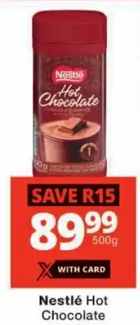 Checkers Nestlé Hot Chocolate offer