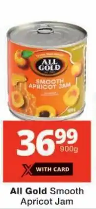 Checkers All Gold Smooth Apricot Jam offer