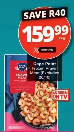 Checkers Cape Point Frozen Prawn Meat offer