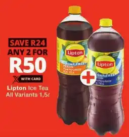 Checkers Lipton Ice Tea All Variants offer