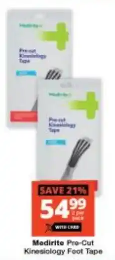 Medirite Pro-Cut Kinesiology Foot Tape