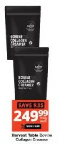 Checkers Harvest Table Bovine Collagen Creamer offer