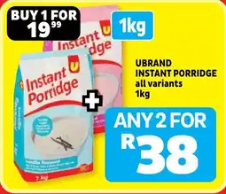 Usave Ubrand Instant Porridge offer
