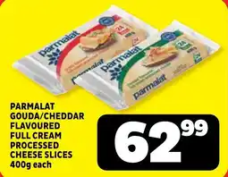 Usave Parmalat gouda/ cheddar flavoured full cream processed cheese slices offer