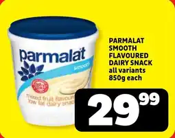 Usave Parmalat smooth flavoured dairy snack offer