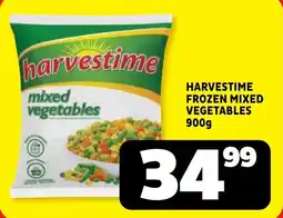 Usave Harvestime frozen mixed vegetables offer